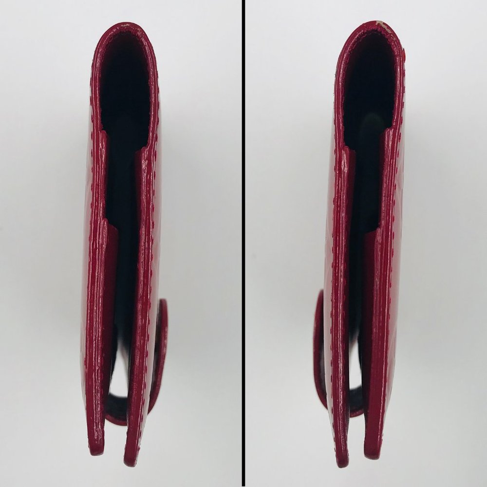 SOLD Louis Vuitton Vernis red leather wallet - Picture 3 of 8